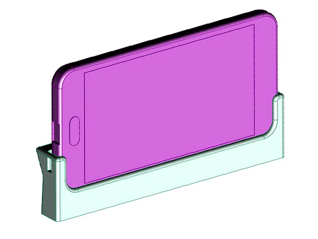 Samsung S6 dash mount for Citi Golf MKI by springclip