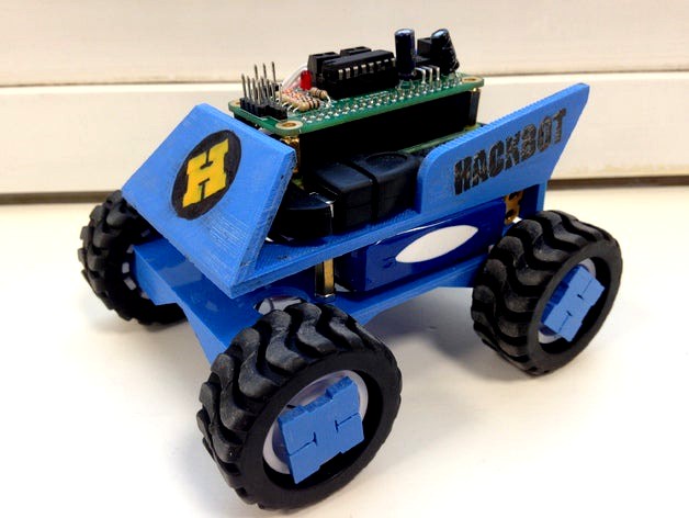 Hackbot Micro Pi Noon Bot by Cheltenham_Hackspace