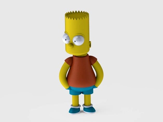 Bart Simpson by 3dpoplauki
