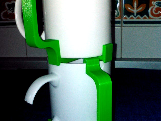 Stackable Cup Handle by jfmateos