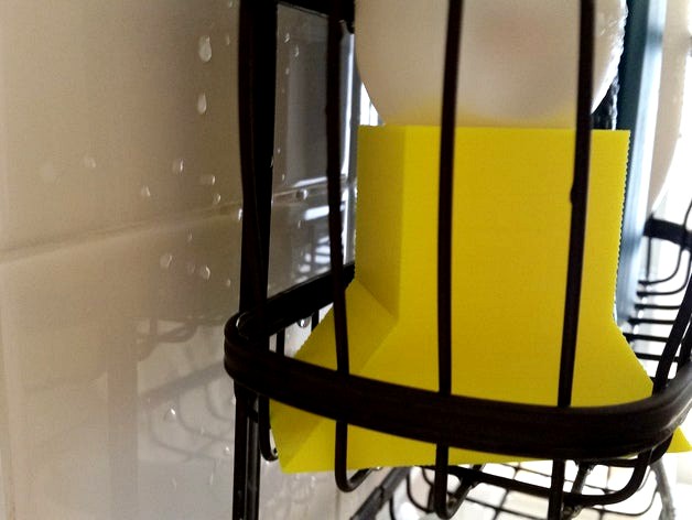 Shampoo/conditioner upside down holder by CosmicBeyond