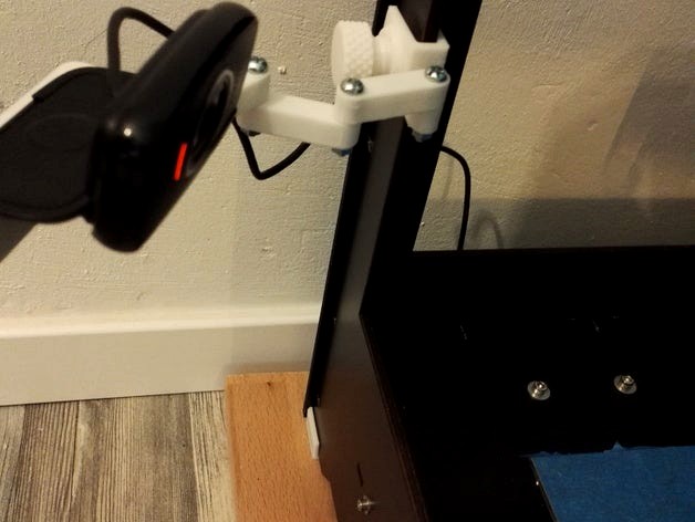 Logitech webcam C510 mount by davedeluxe