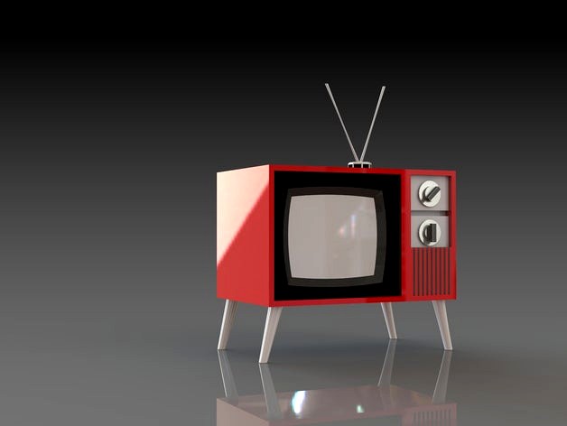 Vintage TV by Saddex3D