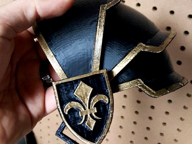 Medieval Shoulder Armor V2 (Print and Play) by Stonedge