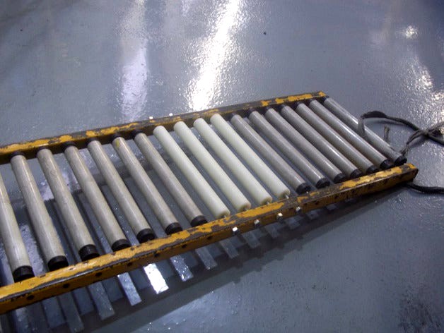 Conveyor roll by Xylitol