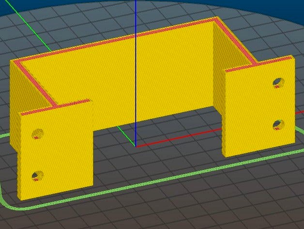 ORD BOT Mounting Bracket for HP Server Power Supply by W3DRK