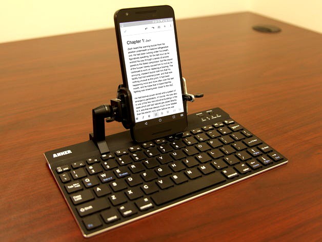 Phone Keyboard Mount by adamrjohnson