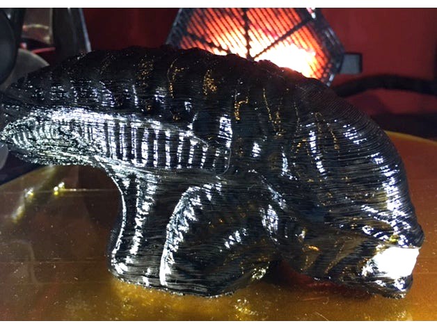 Alien (The Movie Alien) - Flat Base - Easy print w/ supports by archie73