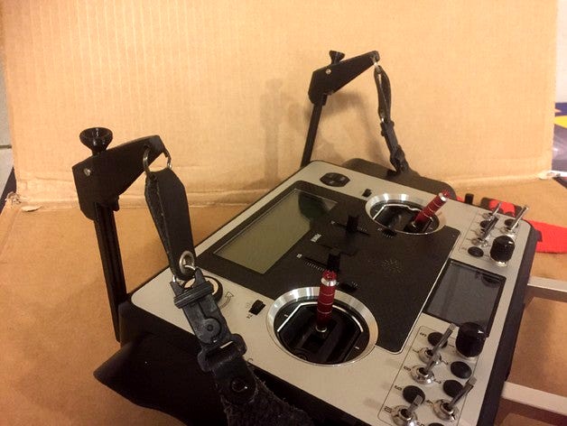 Pull support extension Frsky Taranis X9E transmitter by Ariebaas