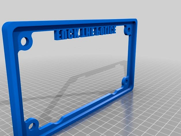 "F$#K THE POLICE" Number Plate Cover - AUSTRALIA by KurtGuy