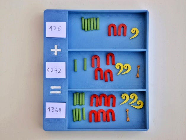 Egyptian numbers math by jcarolinares
