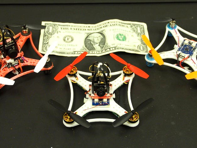 Brushless 95mm Martian Micro FPV Quad Copter by CNCNINJA