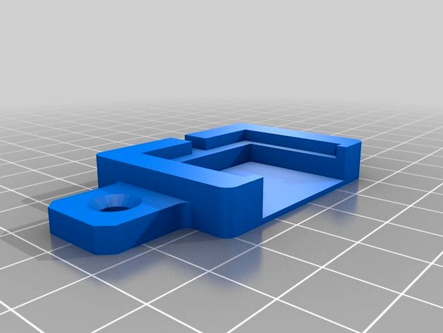 Bathroom scale strain gauge bracket by jmogyoro