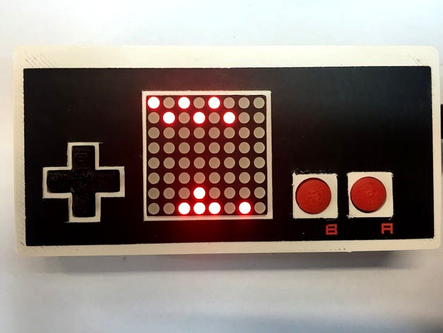 Nantendo LED matrix console game by loska