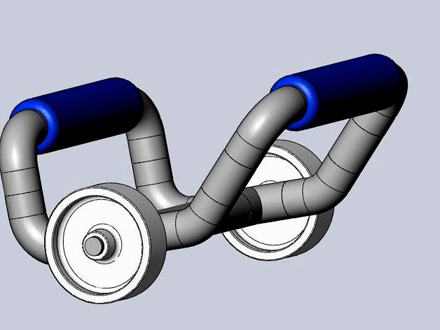 Kayak trolley  by print3dXYZ