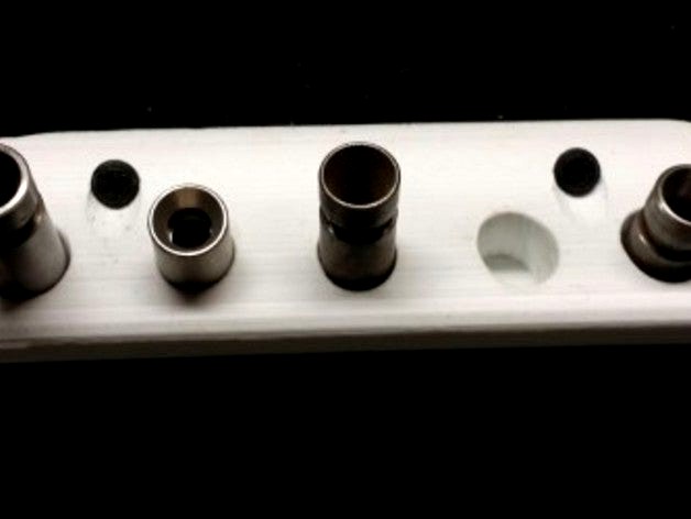 Powder Funnels Holder for my Dillon 550 by BuddyC