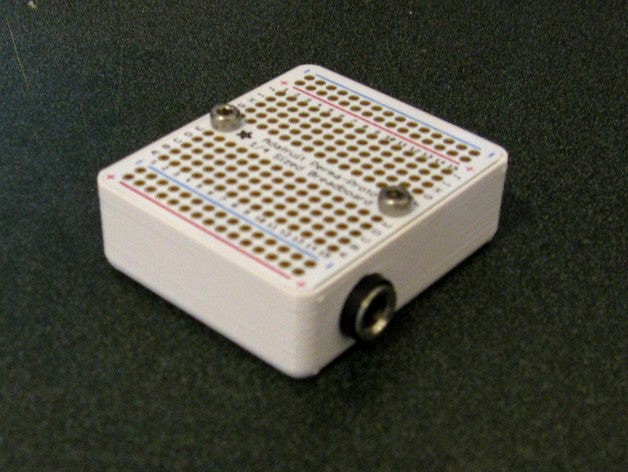 Adafruit Perma-Proto Quarter-sized Breadboard PCB Base by Wiles