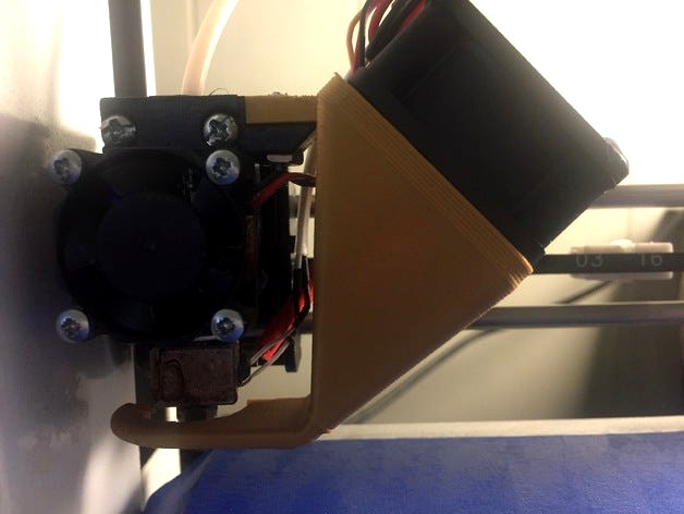 E3Dv6 plus Fan mount for MP Mini by ImChris