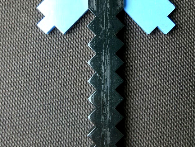 Minecraft PickAxe by rob3d_
