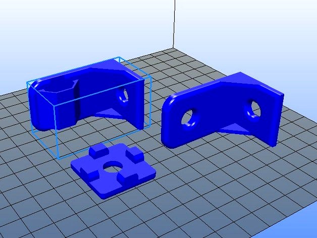 cap and joint for 30x30 extruded alluminium profil T-Slot by sally_engineering