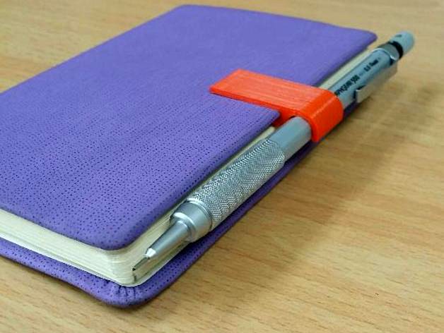 Journal Pen Holder by kmbs