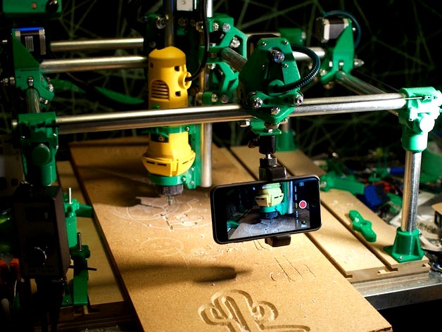 MPCNC Camera mount by johnbiehler