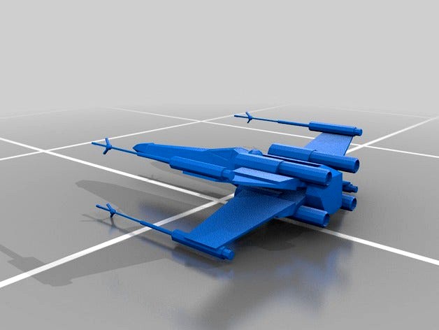 ncom T-65 X-wing starfighter by dantesgift