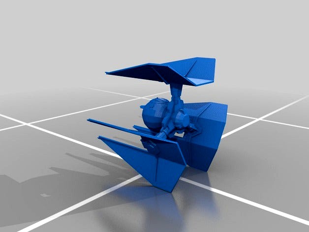 The TIE/D Defender by dantesgift