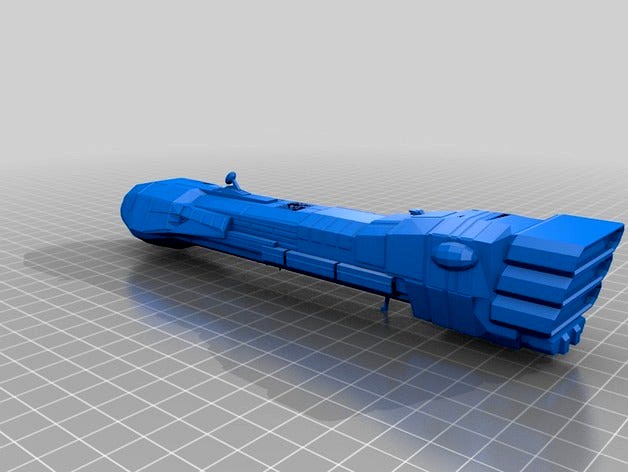 Carrack-class light cruiser by dantesgift