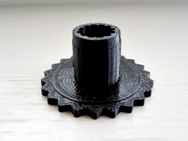 Logitech C270 focus wheel for CowTech 3D scanner by 3DPrinthings