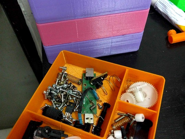 3x3 stackable tools box by Chawilai