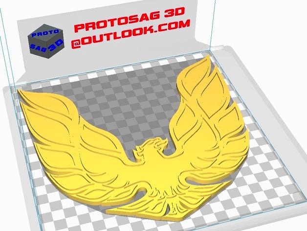 Emblem Pontiac Trans am by Protosag3D