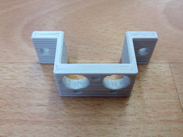 Dual Bowdenhotend Adapter für Sparkcube (E3D v6Chimera Clone) by 2beers