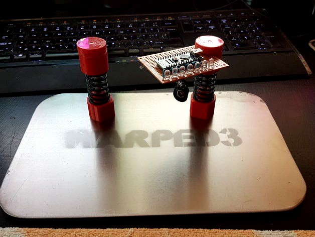 Spring PCB holder by Rogoz