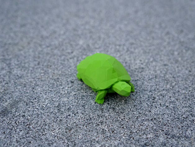 Low Poly Schildkröte by GrimbiXcode