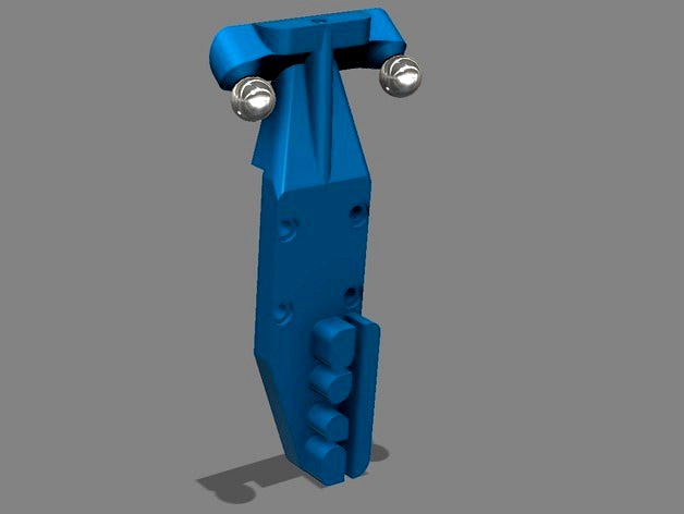 Hammerhead Magnetic Carriage for Delta printers by AdrianW