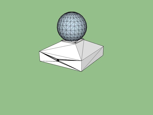 4x4 Post Cap by matthew8644