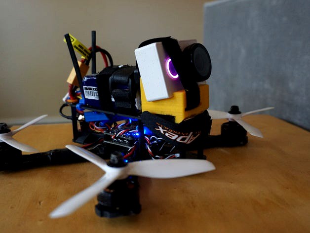 Xiami Yi Mount for Miniquads by hackentosher