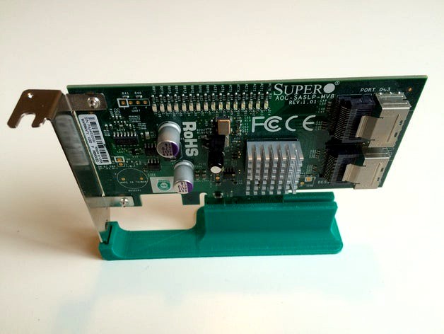 PCIe card display stand with bracket support by 3E8