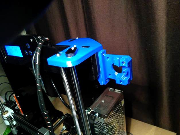 Anet A8 Bowden Extruder Mount by mkantor