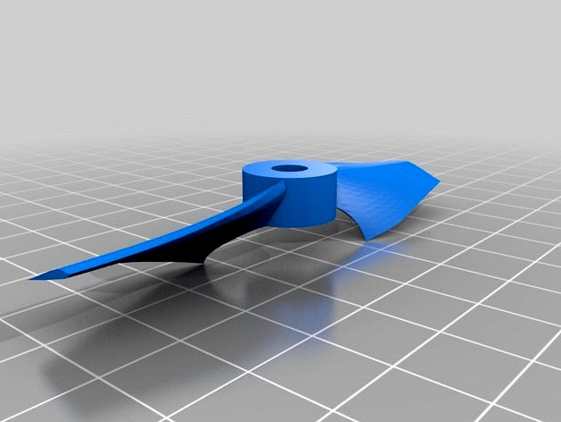 3x3 (3030) CW and CCW propellers for 180 size quadcopter (V2) by fdivitto