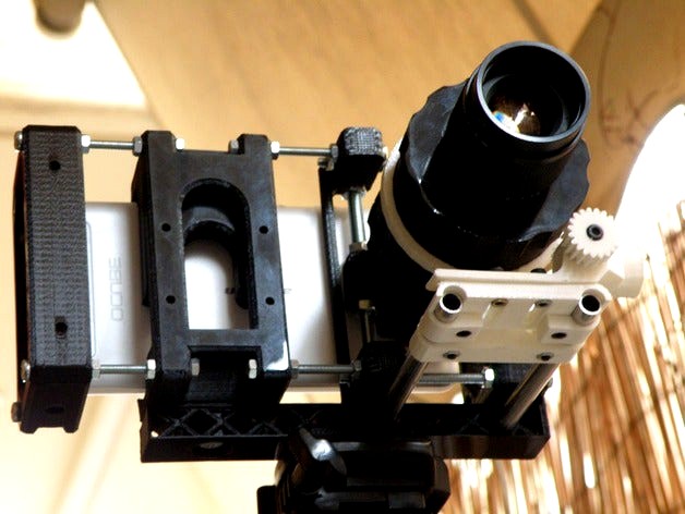 UPDATED!!!! Follow Focus + Lens Holder Kit for 8mm rods (rail setup) 48mm wide by amats