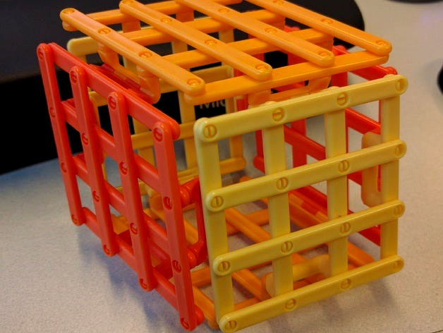 Folding fidget cube by perchik