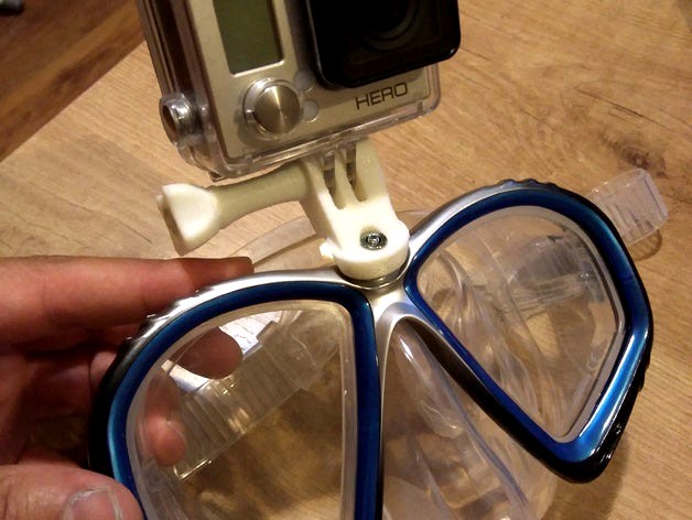 go pro Support for goggles by FilipDesign