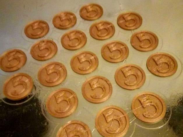 Caylus BoardGame Upgrade Coin by m0del3