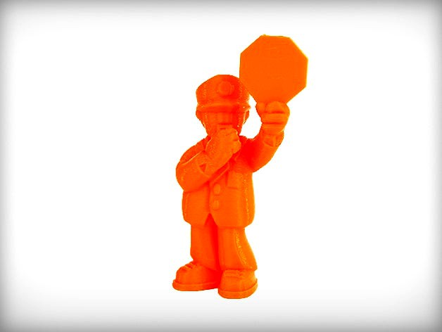 Tommy the Crossing Guard  by MakerBot