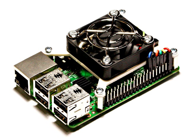 Raspberry Pi 40mm Fan Mount by Homwer