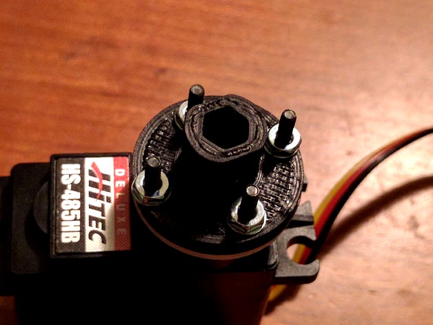 Servo Adapter for Automated Blinds by reallifeonhold