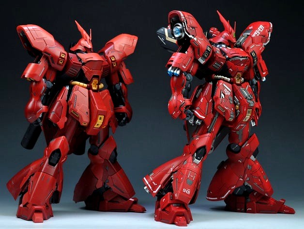 Gundam: Sazabi Ver KA by vick54jr