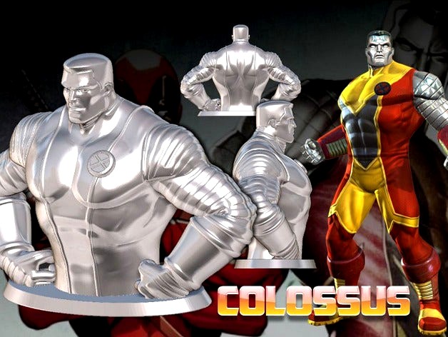 Colossus Bust (High Res) by Geoffro